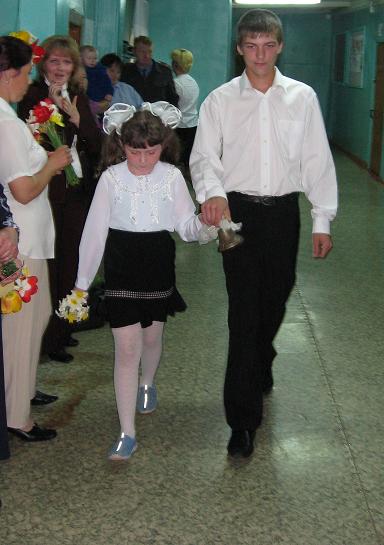 Буянов Сергей (9 класс) и Рекаева Ольга (2 класс)